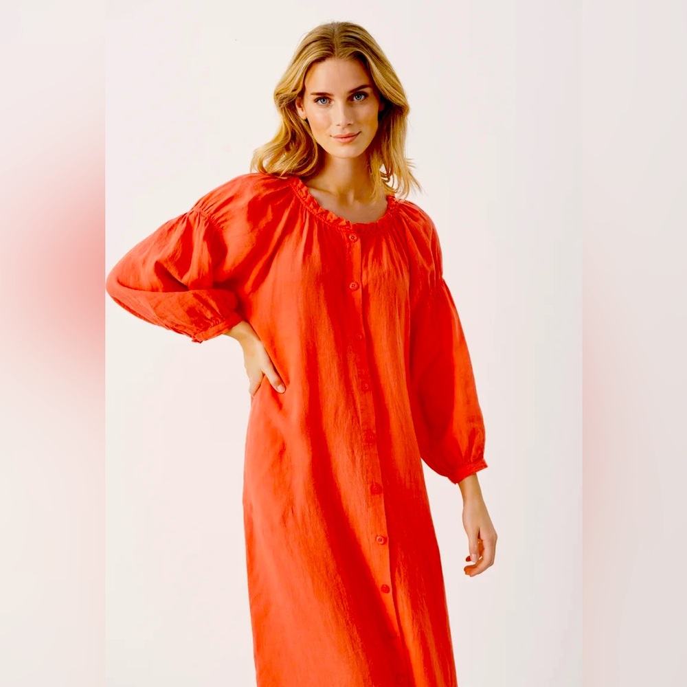 Linen dress Part two.
